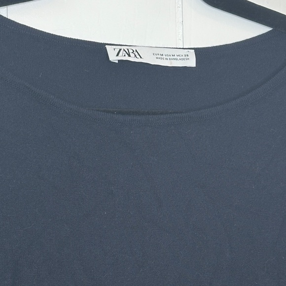 Zara Blue and Cream Striped Sweater - Picture 4 of 12